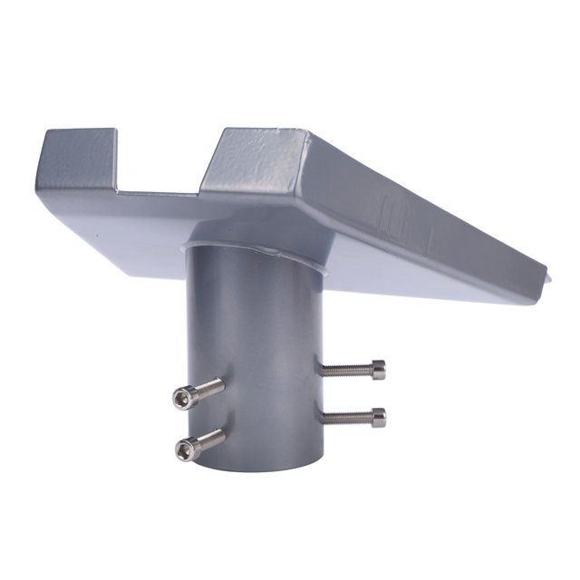 Conector de tubería satelital, fácil instalación de 20 ángulo de inclinació de inclinación conector de tubería de soporte de poste satelital para exteriores