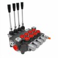 thumbnail image 2 of Monoblock Hydraulic Directional Control Valve, 4 Spool, 21 GPM, SAE Ports, 2 of 4