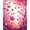 Pink, Pattern 2, variant on ODIKA 4'x6' Machine Washable Non-Slip Area Rug, Ornate Vintage Botanical with Repeating Floral Scrolls and Leafy Filigree High Traffic Rug, Pink, 218559