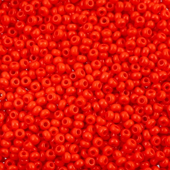 John Bead Czech Seed Bead 10/0 Cinnabar Red