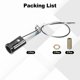 thumbnail image 3 of Portalámparas de base candelabro Uxcell, 10pcs portalámparas E12 sin llave listados por UL, 2.8", 3 of 6