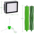 thumbnail image 2 of Kit de repuestos Compatible con Roomba i7 i7+ E5 E6 E7 NQ Pack de cepillos laterales rodillos y filtros Hepa, 2 of 5