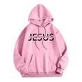 thumbnail image 3 of SIYUDAN Women's Hoodies Sweatshirts Trust in the Lord Hoodies Letter Print Hoodies Oversized Pullover Sweatshirt Fall Sweatshirts For Women 2025 Women’S Clothing, 3 of 3