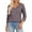 Dark Gray, variant on Huangxinggg Women's Fashion Loose V Neck Three Quarter Sleeve Blouse Casual T Shirt Comfortable Stretch Soft Breathable Daily Wear Womens Compression Shirts