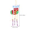 thumbnail image 3 of 4 Pcs Winter Set Outdoor Wind Chimes Diy Felt Set Diy Santa Wind Chime Winter Hanging Ornament, 3 of 4