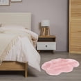 thumbnail image 1 of Boreal Craft Imitation Wool Carpet Living Room Shag Carpet Oval Bedroom Machine Washable Floor Mat Area Rug for Bedroom Living Room Flannel Blanket Leather Throw Blanket Cute Rug for Bedroom Blanket, 1 of 3
