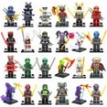 thumbnail image 1 of 24-Piece Ninja Warrior Building Blocks Set, Action Figure Construction Kit, Creative STEM Toy Gift for Kids, 1 of 10