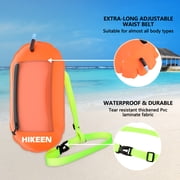 Adoreal Swim Buoy -Waterproof Visible Storage Space, Swim Safety Float w/Adjustable Waist Belt for Open Water Swimmers -Be Bright, Be Safer