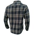 thumbnail image 3 of Larisalt Flannel Shirt For Men,Men's Long Sleeve Classic Woven Shirt Gray,XXL, 3 of 5