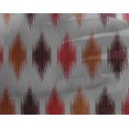 thumbnail image 4 of oneOone Georgette Viscose Fabric Argyle Ikat Printed Craft Fabric BTY 42 Inch Wide, 4 of 4
