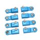thumbnail image 5 of Extremo de rótula de barra de acoplamiento Fácil de instalar Dimensiones compactas Aluminio ligero Azul cielo, 5 of 8