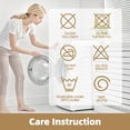 thumbnail image 4 of PABUBE Beige Chenille Bath Rug for Bathroom Floor, 16" x 24", Soft Plush Absorbent Quick Dry Non-Slip Machine Washable, 4 of 10