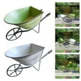 thumbnail image 3 of BYNNIX Iron Wagon Planter Small Wheelbarrow Planter Metal Flower Holders Plant Pots Cart Garden Planter Decoration for Backyard, 3 of 19