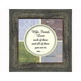thumbnail image 2 of Wife Friend Love, Romantic Gift for Wife, Picture Frame, 6x6 75511, 2 of 3