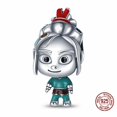 thumbnail image 1 of New 925 Sterling Silver Disney Mickey and Minnie Princess for Pandora 925 Original Bracelet DIY Jewelry for Women Gao Jinjia LED, 1 of 2