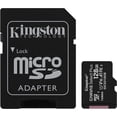 thumbnail image 1 of Kingston MicroSDXC Select Plus 128GB (Con Adaptador a SD) Clase 10, UHS-I, U1, V10 Lectura: 100MB/s (SDCS2/128GB), 1 of 5