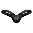 thumbnail image 1 of Aislor Men's See Through Mesh Jockstrap Low Rise Stretchy G-String Thong Underwear Black L, 1 of 7