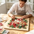 thumbnail image 3 of Christmas Diamond Art Kits for Adults 5D DIY Paint with Frame Holiday Decor Craft by OVFUIZ, 3 of 7