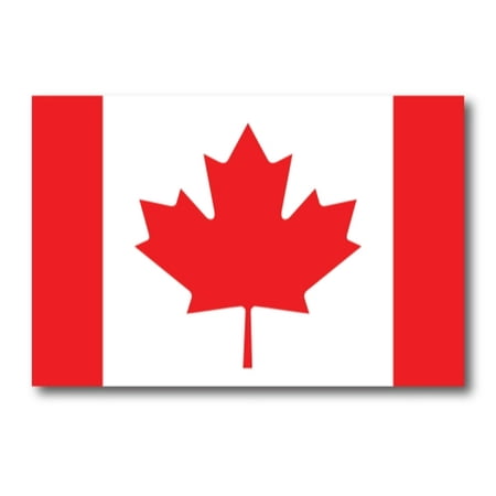 Canadian Flag Car Magnet Decal - Maple Leaf 4 x 6 Heavy Duty for Car Truck SUV (Best Suv 2019 Canada)