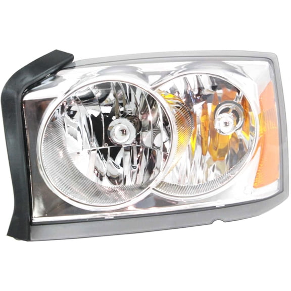 Headlight Compatible With 2005-2007 Dodge Dakota Left Driver Halogen With bulb(s)