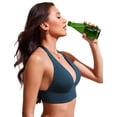 thumbnail image 4 of Top de Bikini CRZ YOGA Cuello en V Halter Sin Espalda Azul M, 4 of 4
