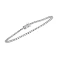 thumbnail image 2 of "14K White Gold Plated Tennis Bracelet – 3Ct Round Cut Lab-Created Diamond for Women", 2 of 4