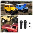 thumbnail image 4 of Accesorios de adaptador de eje trasero Ounissouiy para WPL 1/16 B16 B24 C14 C24 Metal negro, 4 of 6