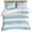 Blue, variant on Blue Striped Bedding 3 Piece Duvet Cover Set California King, Rustic Farmhouse Stripes Soft Microfiber Comforter Cover with Zipper Closure & Pillowcases, Wrinkle & FadeResistant Quilt Cover