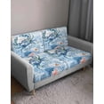 thumbnail image 3 of Coastal Blue Crab Couch Cushion Covers Stretch, Washable Sofa Seat Covers Individual Seat Cushion Sofa Slipcovers Ocean Nautical Starfish Coral Wooden Couch Cover Furniture Protector S-2PCS, 3 of 7