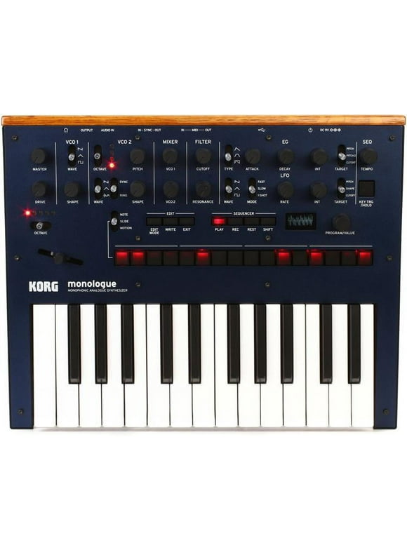 Korg monologue 25-Key Monophonic Analog Synthesizer (Blue)