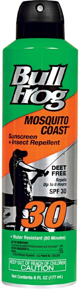 bullfrog sunscreen bug spray