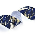 thumbnail image 2 of 10Yards Japanese Kimono Style Floral Cotton Ribbon Single Printed for DIY Hair Bow Headwear Handmade Trim Prussian Blue 1-1/2 inch, 2 of 2