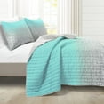 thumbnail image 5 of Lush Decor Ombre 3 Piece Quilt Sets, Full/Queen, 5 of 11