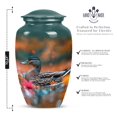 thumbnail image 2 of Fall Reflections Duck - Cremation Memorial Urn - Funeral Urn Ashes - Urn For Mom Ashes - Burial Urns For Human Ashes Adult Male & Female - Urns Human Ashes (10 inch), 2 of 5