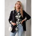 thumbnail image 4 of Floral Button Down Shirts for Women Floral Print Blouse Casual Dressy Long Sleeve Boho Tops, 4 of 8