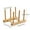 A, variant on lulshou Organization and Storage, Multifunctional Bamboo Kitchen Dish D rain Rack Tableware Storage Rack