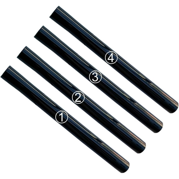 4Pack 1.25 Inch Vacuum Extension Wands with 1-1/4" Fitting (32mm) (1.25 in) - 1.25 Inch Shop Vac Extension Tubes, Accessories and Attachment 32mm, Replacement Vacuum Cleaner Extension Pipe Tubes