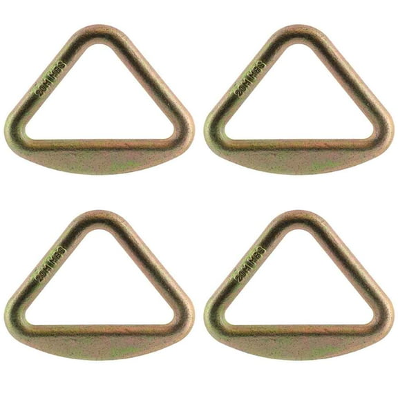 4" Forged D-Ring - 4 Pack