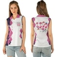 thumbnail image 4 of Personalized Golf Shirts for Women Sleeveless with Collar, Funny Golf Shirts for Women Ladies Sleeveless Golf Shirt (S), 4 of 8