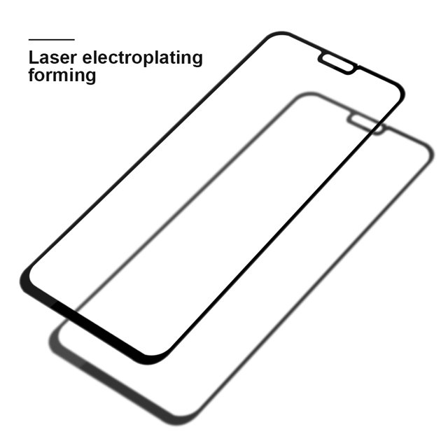 sweethay Protector de pantalla resistente a caídas a prueba de polvo de vidrio templado para teléfono, reemplazo para Honor 8X Type3 NO3