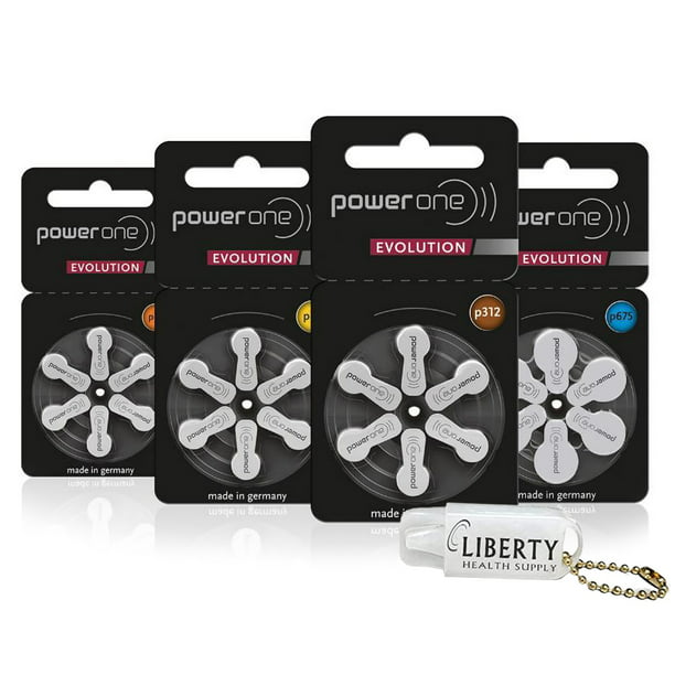PowerOne Size 13 Hearing Aid Batteries - Walmart.com