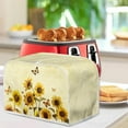 thumbnail image 4 of ZUXONGSY Sunflower Butterfly Toast Cover 2 Slice Kitchen Appliance Covers Wide Slot Universal Size Kitchen Appliance Cover for Bread Machine Easy to Clean Home Decor, 4 of 7