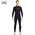 thumbnail image 2 of Sela de buceo 3mm trajes de neopreno SCR con traje de buceo de neopreno de manga larga de manga larga con traje de surf resistente al desgaste para snorkeling surf nadando negro xxl Advancent OD003296-05, 2 of 7