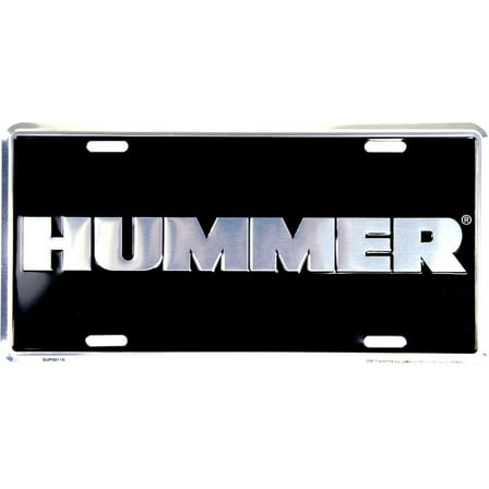 Hangtime HUMMER Super Stock 6x12 License Plate