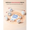 thumbnail image 4 of X-Sense Smoke and Carbon Monoxide Alarm Combo, 10 Year Battery, Wireless Interconnected Smoke Detector, Connects Up to 24 Link+ Alarms, 1 Pack, SC01-W, 4 of 10