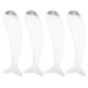 thumbnail image 1 of Cucharas redondas de acero inoxidable de estilo coreano de 4 piezas Cucharas con forma de animales encantadores (plata) HOMEMAXS 11601830-MX, 1 of 7
