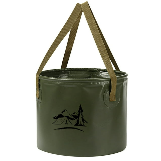 Water Pail Portable Collapsible Wash Basin 500D Waterproof (20L)