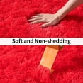 thumbnail image 2 of TWINNIS Shag Area Rug,8'x10'Soft Fluffy Area Rugs for Living Room Bedroom Kids Room Decor Carpet,Red, 2 of 7