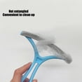 thumbnail image 6 of Tvtnvo Pet Hair Remover Grooming Brush Double Sided Soft Bristles Massaging Deshedding Tool for Dogs and Pets Ergonomic Grip Bath Brush for Gentle Coat Care Blue 5.7x4.9in, 6 of 7
