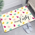 thumbnail image 6 of Easter Decorations Bath Mat, Spring Decor Washable Carpet Bathroom Rugs, Soft Floor Mats for Home Entryways, Porches & Bath, Multicolor, 6 of 6
